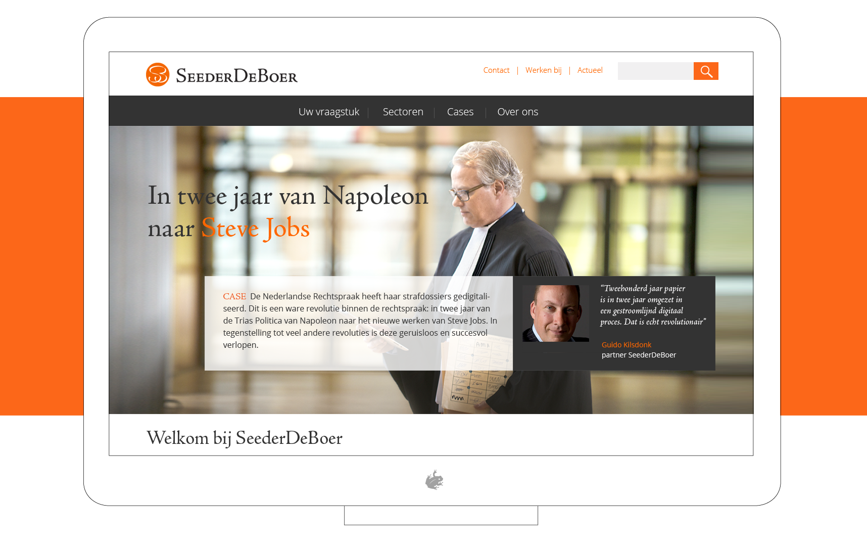 Foto: Henk, concept: het inzetten van 